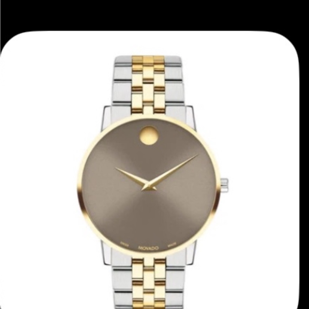 Men's Swiss Museum Classic Gold PVD Stainless Steel Bracelet Watch 40mm